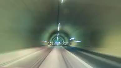 赛博朋克隧道时空穿梭延时视频素材视频的预览图